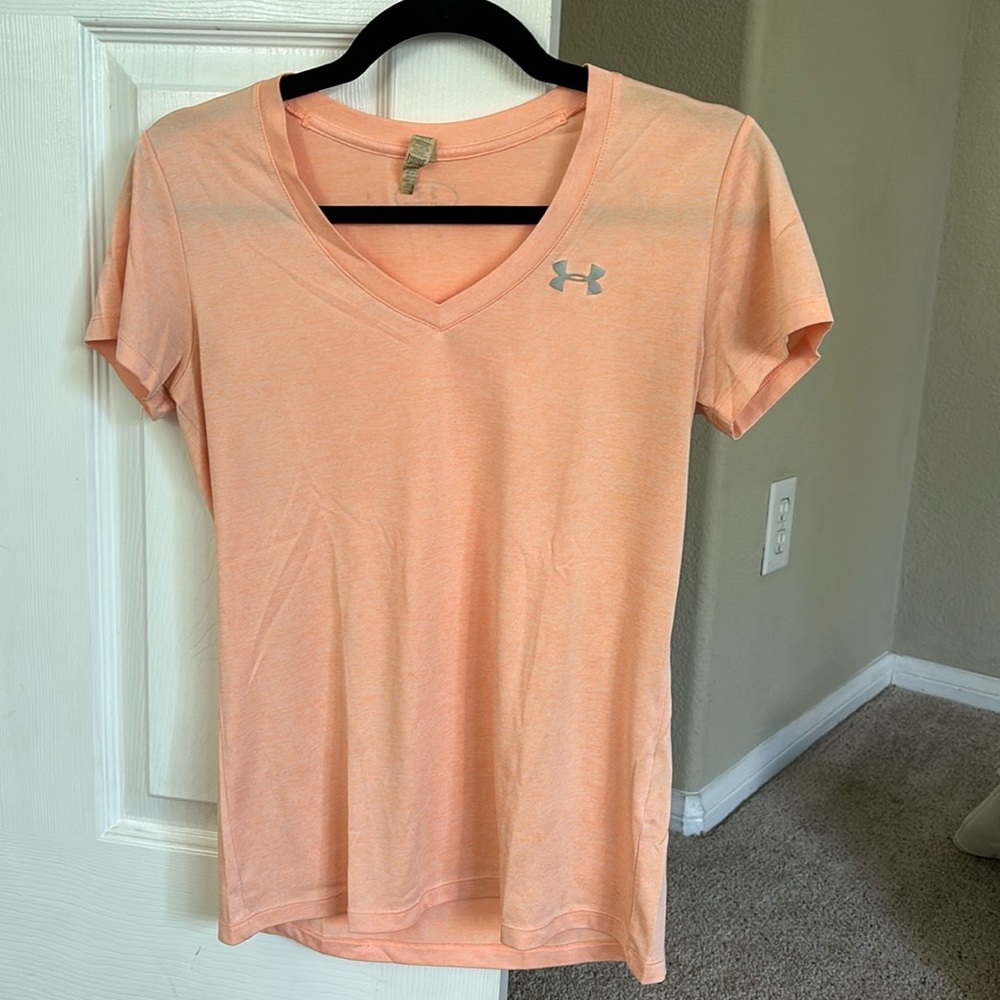Underarmour Short Sleeve Orange Shirt